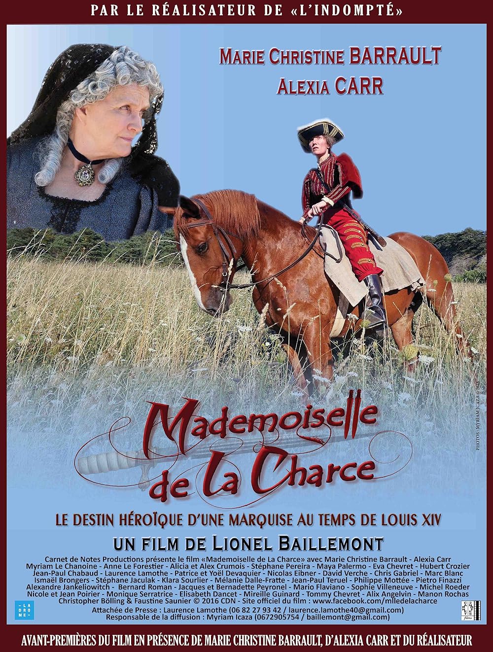 постер Mademoiselle de la Charce